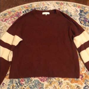 Burgundy sweater
